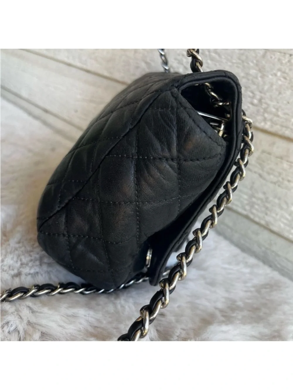 MICHAEL KORS Black Flap Cheyenne Jet Set Astor Crossbody Chain Shoulder Bag